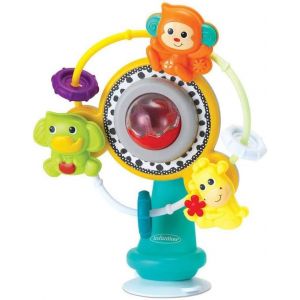 Jouet de Table Ventouse Ferris Wheel pour Chaise Haute avec 3 Amis sur Th&egrave;me de Jungle/Musique, Multicolore, 1 Unit&eacute; 315125-00 - Neuf