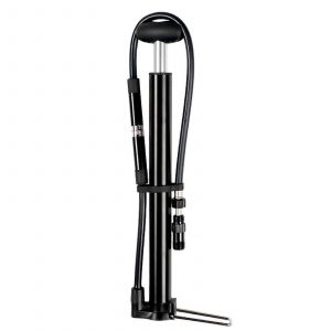 Mini Pompe A Velo A Pied Avec Connexion Pour Valves Presta Et Schrader Pompe A Velo A Pression De 120 Psi - Neuf