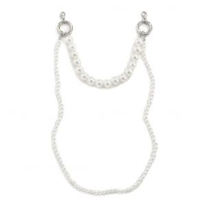 Longe Sangle De Poignet Pour Femmes Perlé Téléphone Breloque Décoration Chaîne Main Poignet - Neuf