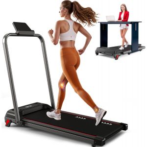 Checarzhn--No1-Tapis De Course Pour Domicile, Walking Pad Avec Un Moteur De 2,25 Cv, Une Capacité De Charge De 100 Kg Et Une Pente De 4%, 1-10 Km/H - Neuf