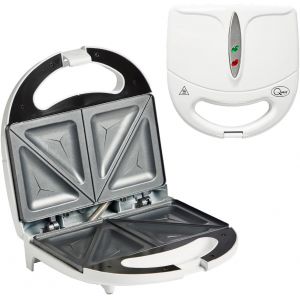 Checarzhn--No1-35139 Machine À Toastie À Sandwich/Blanc/Antiadhésif Facile À Nettoyer/Essentiels Pour Étudiants Pour L'université - Neuf