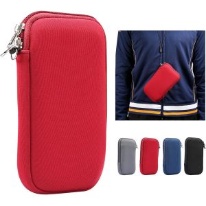 AER-Étui Neoprene pour Téléphone Portable, Chaussette Homme pour Smartphone, 6.7-6.9 Pouces Universel Housse de Protection Pochette Sacoche en Néoprène avec Fermeture Eclair, Cordons Tour de Cou - Neuf