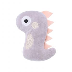 De Formation Interactif Jouet Pour Chat En Peluche Douce Jouet À Mâcher Gris Dinosaure En Peluche En Peluche De Chat Jouet Pour Le Soulagement Du Stress - Neuf