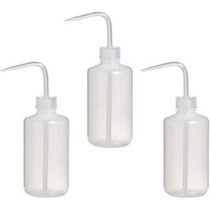 Lot de 3 arrosoirs de 250 ml, en plastique souple et sûr, pour plantes artificielles, petites plantes d'intérieur en pot, bouche courbée et étanche, idéal pour les enfants - Neuf