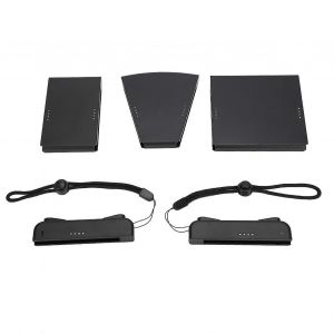 5 Pcs Abs 5-En-1 Connecteur Pack Gauche Main Droite Poign&eacute;e Cas Pour Manette Ns Switch Joy-Con - Neuf