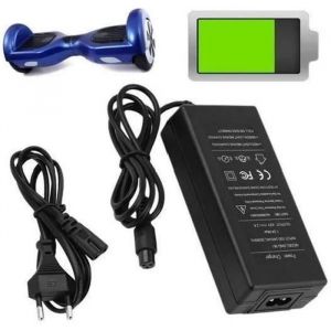 Ao 42v Chargeur Pour Auto Équilibrage Scooter Hoverboard Avec Prise Européenne Noir - Neuf