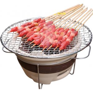 Ulteronixshop-Po&ecirc;le &agrave; Charbon de Bois en C&eacute;ramique D'argile, Po&ecirc;le &agrave; th&eacute; et Petit Barbecue, pour Pique-nique de Camping en Plein Air &agrave; la Maison - Neuf
