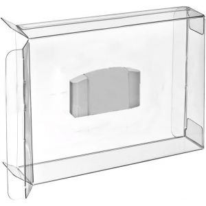 Kal-10pcs Transparent Jeu Étui De Protection Cartouche Pour N64 - Neuf