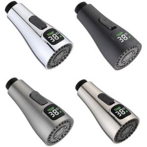 Pommeau de douche extractible de rechange pour robinet de cuisine avec affichage LED - Neuf