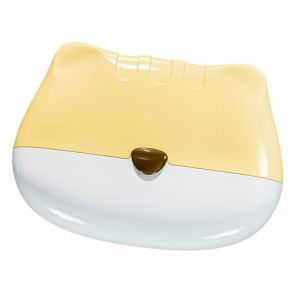 Rouleau anti-peluches - Rouleau adh&eacute;sif r&eacute;utilisable et lavable pour enlever les poils de chien et de chat, portable et facile &agrave; transporter (jaune) - Neuf