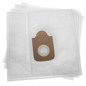 vhbw 5x Sacs compatible avec Rowenta RO6451EA, RO6443EA, RO6455EA, RO6453EA, RO6457EA aspirateur - 29,25cm x 29,8cm blanc - Neuf