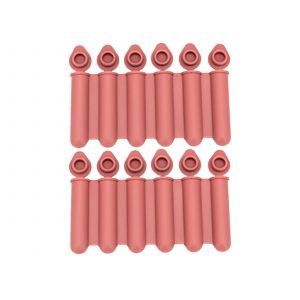 Moules &Agrave; Gla&ccedil;ons En Silicone Avec Couvercle, 6 Compartiments, Rouges, Lot De 2 - Neuf