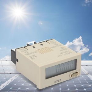 Compteur totalisateur electrique numerique sans entree de tension H7ET n1 avec ecran LCD - Neuf