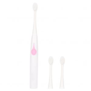 Brosse A Dents Electrique Sonique Pour Enfants, Brosse A Dents Douce Pour Le Nettoyage Des Cheveux, Outil De Soins Bucco-Dentaires (Rose) - Neuf