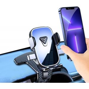 Checarzhn--No1-Support De Téléphone De Voiture Rétrov Ur Multifonction Pour Tableau De Bord De Voiture Avec Pince À Ressort Réglable À 360 °, Pour Gps Et Smartphones De 4 À 7 Pouces - Neuf