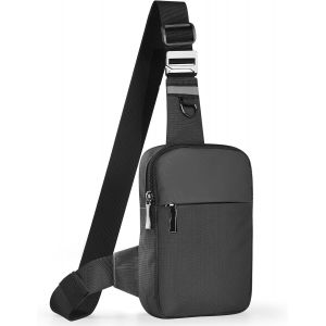 TIANYI-Sac à Bandoulière Sac de Poitrine Hommes Femmes avec Blocage RFID, Sling Shoulder Bag, Chest Crossbody Bag, Sacs pour Hommes Petit, Travel Téléphone Bodybag - Neuf