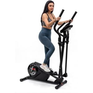 Checarzhn--No1-Vélo D'appartement Ellittica - Elliptique De Maison Avec 8 Niveaux De Résistance, Inertie De Vol 5 Kg, Écran Lcd Avec Poignée De Test De Fréquence Cardiaque, Noir - Neuf