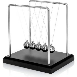 Pendule oscillant de 60 secondes, pendule de Newton, grands jeux scientifiques pour enfants, 18 x 12 x 18 cm (L x l x H) - Neuf