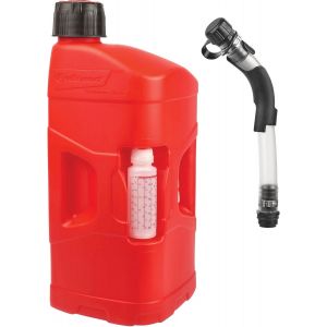 SUBZONAL-8460000001 - ProOctane Bidon d'essence homologu&eacute; 20L avec Tuyau de Remplissage Solide et Durable avec Bouchon Anti-&eacute;claboussures en Couleur Rouge - Neuf