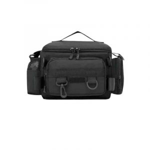 Sac À Dos De Pêche À La Mouche Pour Hommes,Sac De Rangement D'équipement,Boîte De Leurre,Sac Banane,Support Initié À La Fronde - Type Black - Neuf