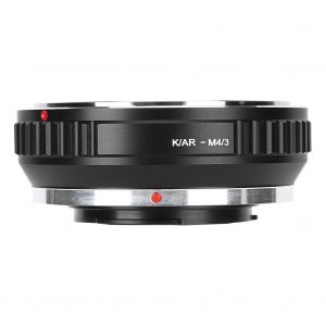 Bague d'adaptation d'objectif Fikaz K/AR-M4/3 pour objectifs Konica AR vers monture Olympus M4/3 - Neuf