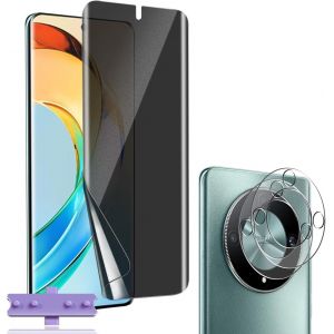 Eryi-Protection D'écran Anti-Espion Pour Honor Magic 6 Lite, 1 Pièces Film Tpu Flexible Privacy Protection Écran En 2 Pièces Protecteur D'objectif De Caméra, Anti-Rayures, Anti-Spy Protecteur - Neuf
