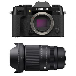 FUJIFILM X-T50 Noir + SIGMA 16-300mm f/3.5-6.7 DC OS Contemporary Garanti 3 ans - Neuf