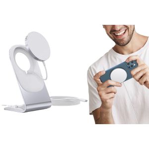 Chargeur sans fil Mag-Security pour iPhone 16/15/14/13 avec support de charge rapide - Neuf