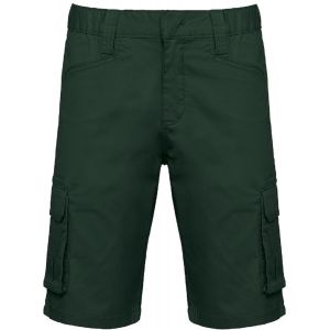 Bermuda Multipoches - Homme - Wk713 - Vert Fonc&eacute; - Neuf