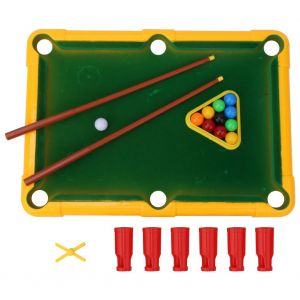 Table De Billard De Simulation Pour Enfants, Jeu De Puzzle Interactif Double Pour Enfants De 3 Ans Et Plus, Jaune - Neuf