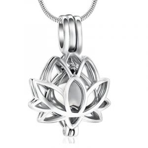 Collier Diffuseur D'huiles Essentielles Pour Femme, Bijou D'aromathérapie, Médaillon De Parfum, Cadeau Pour Femme, Argent - Neuf