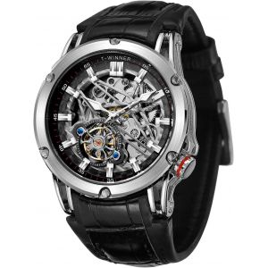 Montre Automatique Étanche Pour Homme Avec Grand Cadran Et Tourbillon Exotique - Neuf
