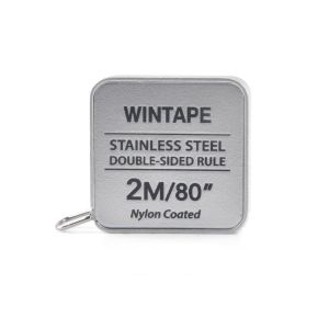 CHECARZHN--NO1-2M Corps Du Mètre Ruban 200 Cm / 80 Inch, Acier Inoxydable Ruban À Mesurer (2 M Avec Porte-Clés, Autrostfreier Stahl Ruban À Mesurer, Aus Metall), Argent - Neuf