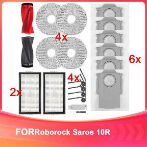 Accessoires pour aspirateur robot Saros 10R : brosse principale, filtres HEPA, brosses lat&eacute;rales, tampons de nettoyage, D - Neuf