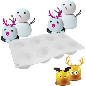 KAL-Tapis De Dentelle De Fondant En Silicone Tapis En Dentelle En Silicone Moule Silicone Sphere Tapis D'Empreinte De Fondant Pour Chocolat Fondant, Décoration De Gâteaux, Desserts - Neuf