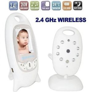 Bébé Moniteur 2 Lcd Couleur Babyphone 2.4 Ghz Vidéo Numérique Baby + Caméra Vidéosurveillance Sans Fil 2 Voies Ir Audio Bidirection - Neuf