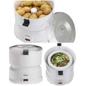 Eplucheur &Eacute;lectrique De Pommes De Terre + Essoreuse &Agrave; Salade- 85w &iquest; Blanc - Neuf