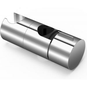 JGD-Support de Douche, 18-25MM &agrave; Diam&egrave;tre R&eacute;glable,Chrom&eacute; + Conception ABS Support Douchette, Installation Simple, Convient Aux Barres de Douche Rondes D'un Diam&egrave;tre Ext&eacute;rieur de 18 -25 MM - Neuf