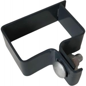Kalanka-Collier De Serrage 60 X 40 Mm Pour Poteaux De Cl&ocirc;ture - Collier De Serrage Pour Cl&ocirc;ture - Anthracite - Neuf