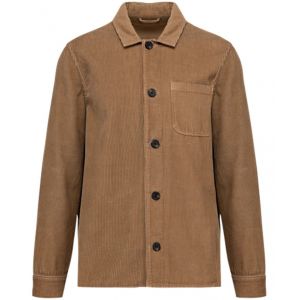 Veste &Eacute;coresponsable En Velours C&ocirc;tel&eacute; - Homme - Pat603 - Marron Camel Washed Dark - Neuf