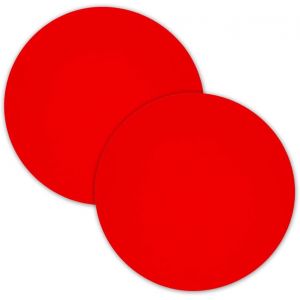 AYUHR-Lot de 2 tapis de cuisson multi-usages en silicone anti-adhésif pour four à micro-ondes, tapis de cuisson en silicone pour fond de four, tapis de four à micro-ondes résistant à la chaleur (Roug - Neuf