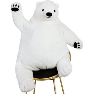 Simulation Géante 60cm Ours Jouet Animaux En Peluche Poupée Pour La Décoration De La Maison Géant Emmailloté Ours En Peluche Valentine Cadeau D'anniversaire (60cm,Blanc) - Neuf