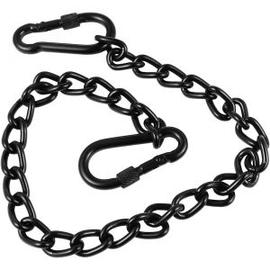 Ulteronixshop-Cha&icirc;ne de balan&ccedil;oire en acier inoxydable avec mousquetons, 66 cm, r&eacute;glable, pour fauteuil suspendu, meubles de jardin et accessoires de balan&ccedil;oire d'ext&eacute;rieur - Neuf