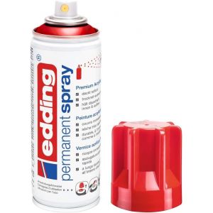 Rouge Trafic Brillante-200 Ml-Peinture Acrylique Pour Peindre Ou Décorer Verre,Métal,Bois,Céramique,Plastique,Toile-Peinture Acrylique En Aérosol.[O1] - Neuf
