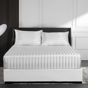 Letnerny-Drap-Housse Pour Lit À Sommier Tapissier 200 X 200 Cm, Beige, Blanc, Satin, Brillant, Rafraîchissant, Motif De Luxe, Surmatelas, Drap De Lit, En Soie Lisse, 200 X 200 Cm, Matelas Haut Jusqu - Neuf