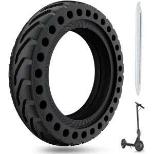 Solid Tyre For Xiaomi M365/Pro/Pro 2 Electric Scooter, Anti-Slip, Puncture Resistant, 8.5 Inches Front/Rear (1 Piece) - Neuf