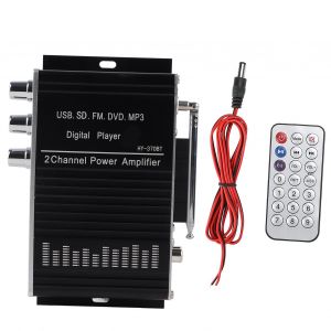amplificateur de puissance Bluetooth domestique HIFI stereo voiture FM lecteur audio numerique avec telecommande - Neuf