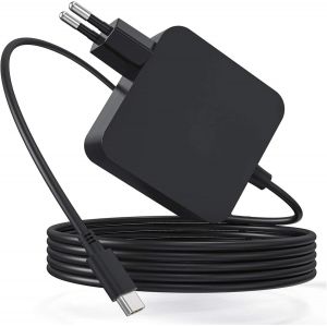 KALANKA-Chargeur USB C 65W,Chargeur Ordinateur USB C, Compatible Macbook Pro/Air,Lenovo thinkpad Yoga,Huawei matebook,HP Chromebook,ASUS Zenbook,Acer Chromebook,Match avec Dell Type C Adaptateur Rapi - Neuf