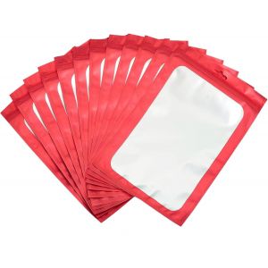 Lot De 30 Sacs D'emballage Holographiques En Plastique Mylar Avec Fermeture À Glissière-16 X 24 Cm-Anti-Odeurs-Grandes Pochettes Refermables Pour Aliments Et Bijoux.[M57] - Neuf