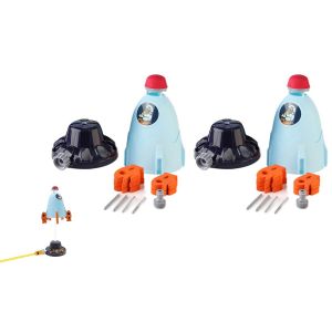 Lot De 2 Arroseurs D'eau En Forme De Fus&eacute;e Pour Enfants, Pour Jouer Dans La Piscine Ou Sur Le Jardin. - Neuf